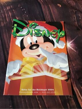 Vintage disney catalog Mickey Mouse w/present 2004